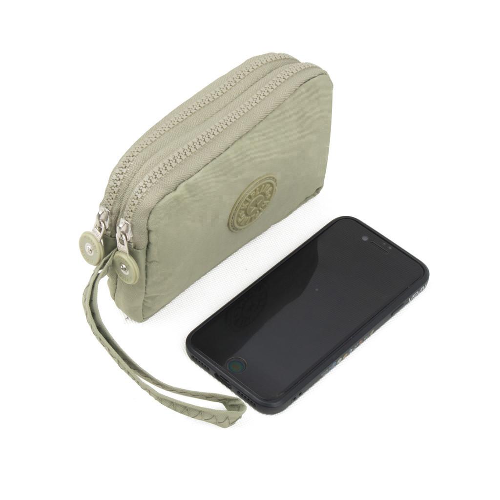 DEOBAGS DOMPET WANITA MEDIUM 2 RESLETING / DOMPET KOIN SIMPLE  / KP 00159