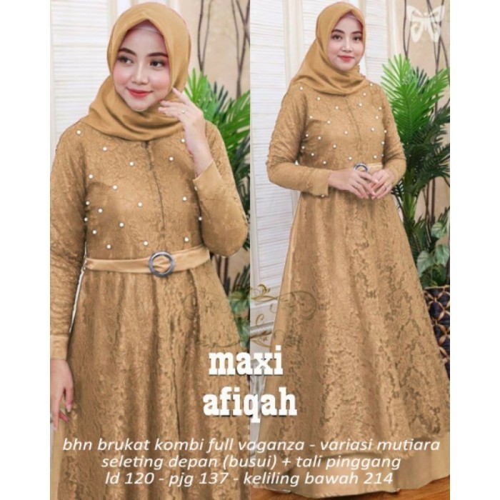 promosi toko 100% NEW TREND - BUSANA MUSLIM GAMIS JUMBO GAUN PESTA MUSLIMAH BAJU