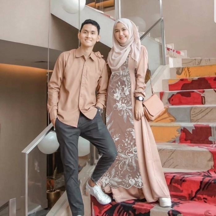 promosi toko an baju couple kemeja gamis busana muslim fashion pria wanita