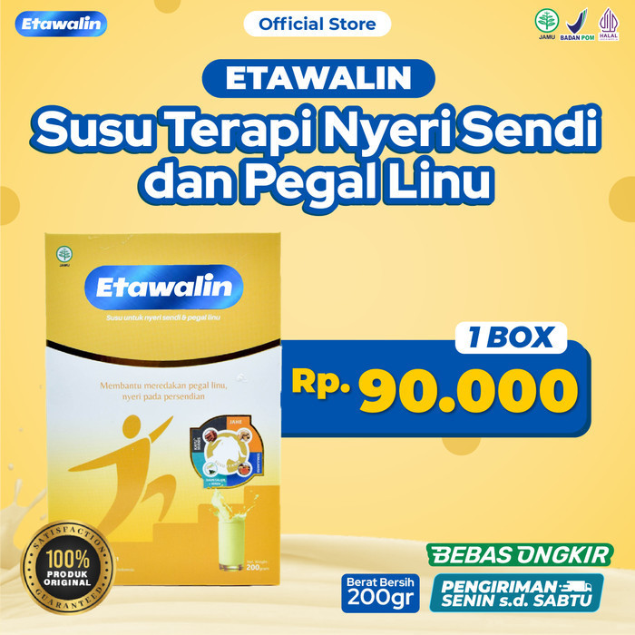 

ETAWALIN Original Susu Terapi Nyeri Sendi dan Pegal Linu Paket 1 Box