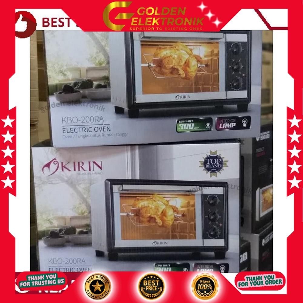 OVEN LISTRIK KIRIN KBO 200RA