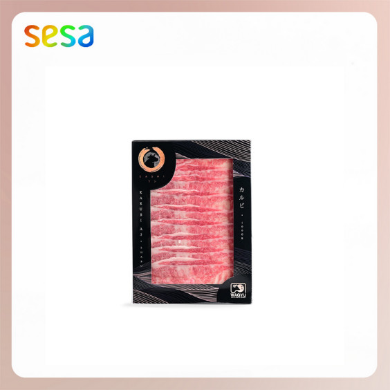 

SASHI Karubi A5 Shabu Halal 100gr/Pack - Daging Sapi Wagyu Premium Slice