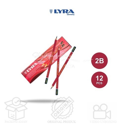 

LYRA PENSIL UJIAN NASIONAL 2B BANTEX 2324 LAK /PCS barang original seperti gambar