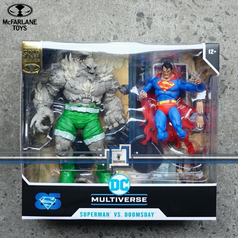 Mcfarlane DC Multiverse 2-pack Superman vs Doomsday Action Figure