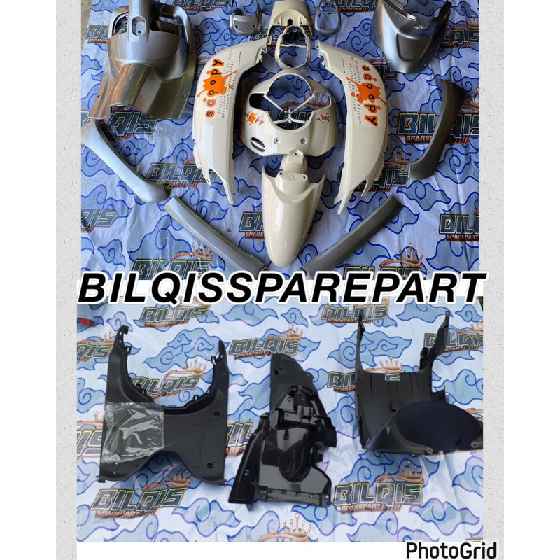 Body scoopy 2018 cover full sett body halus dan kasar scoopy fi esp tahun 2017 2018 2019 warna cream