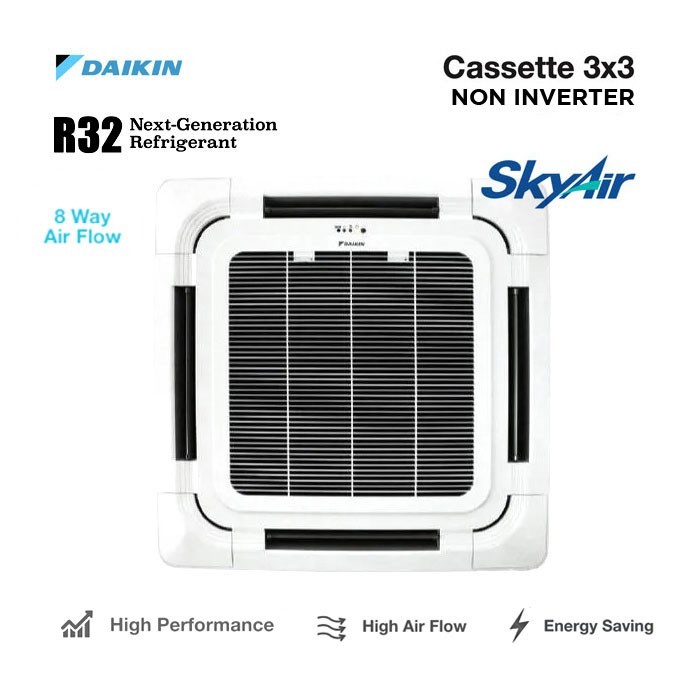 AC DAIKIN CASSETTE 6PK 6 PK FCC140AV14 + RC140AY4K - Daikin Cassette NON INVERTER