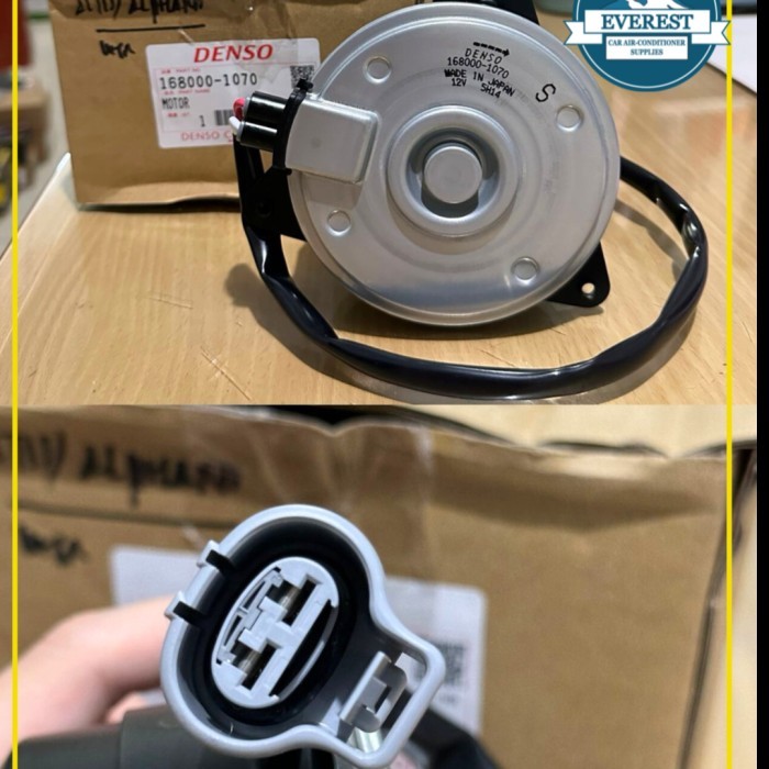 Motor Fan Dinamo Radiator AC Mobil Toyota Alphard Denso Asli