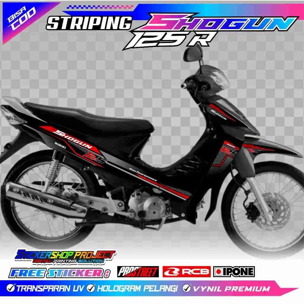 STRIPING VARIASI SUZUKI SHOGUN 125 R / STIKER LIST MOTOR SHOGUN 125 R