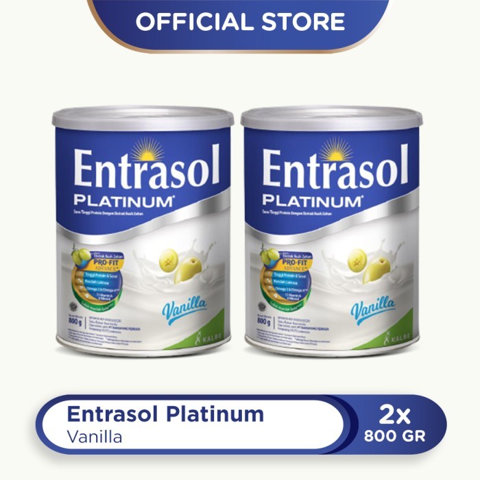 

[BIG SALE] Entrasol Twinpack Platinum Vanilla 800g