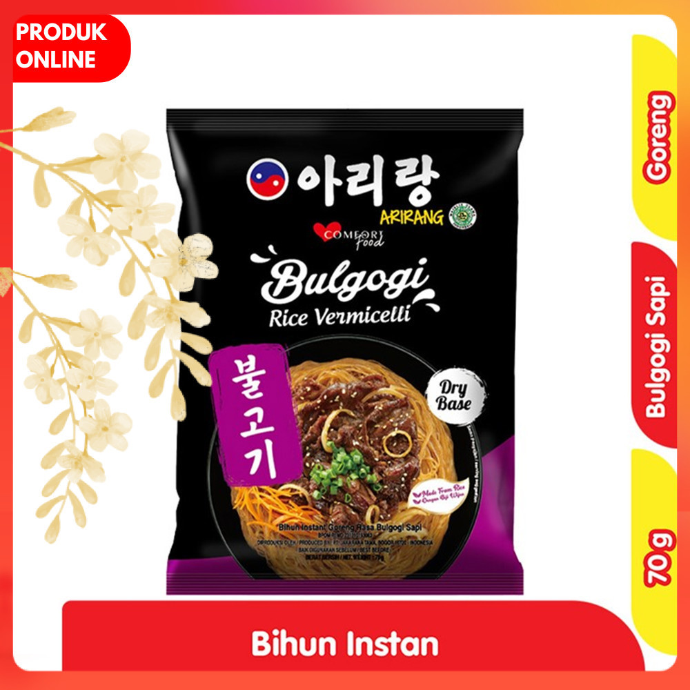 

Arirang Bulgogi Rice Vermicelli Bihun Instan Goreng Bulgogi Sapi 70 g