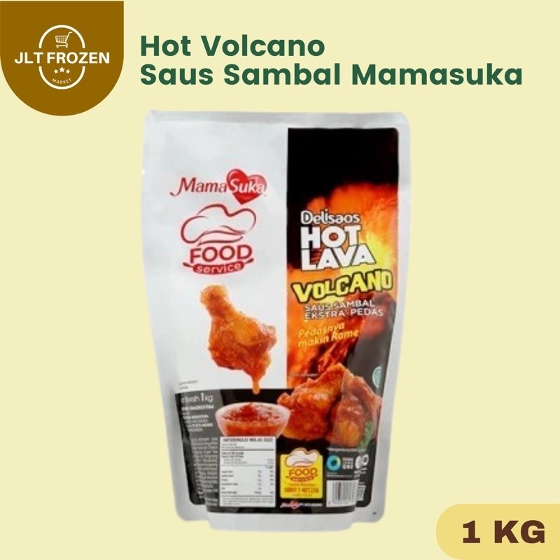 

Saus Sambal Hot Lava Volcano Delisaos - 1KG