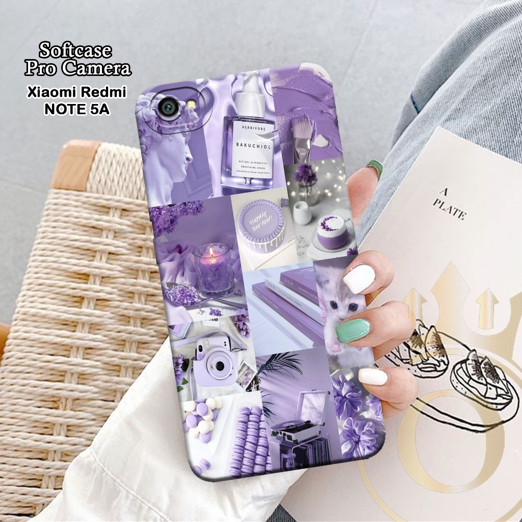 Softcase Xiaomi Redmi Note 5A - ORORA - Casing Redmi Note 5A - Motif case Aesthetic - Xiaomi - Softc