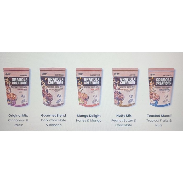 

Hundred Seeds Granola creation 400 gram coklat banana cinammon raisin
