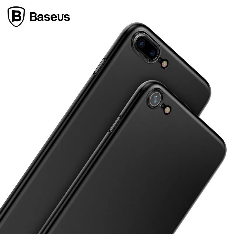 CASE IPHONE 7 & 7 PLUS PREMIUM CASE SLIM MATTE CASE BLACK DOFF