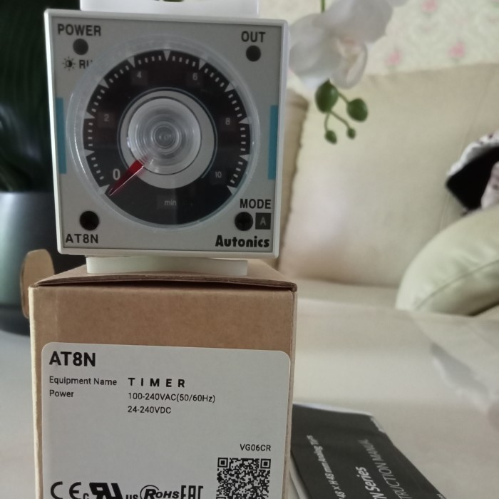 Timer Autonic AT8N 100-240vac/24-240vdc