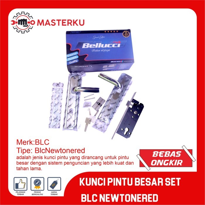 BLC NEWTONERED/ Kunci pintu Besar Set BlcNewtonered /Kunci pintu set/Door Lock Set/Handle Pintu Set