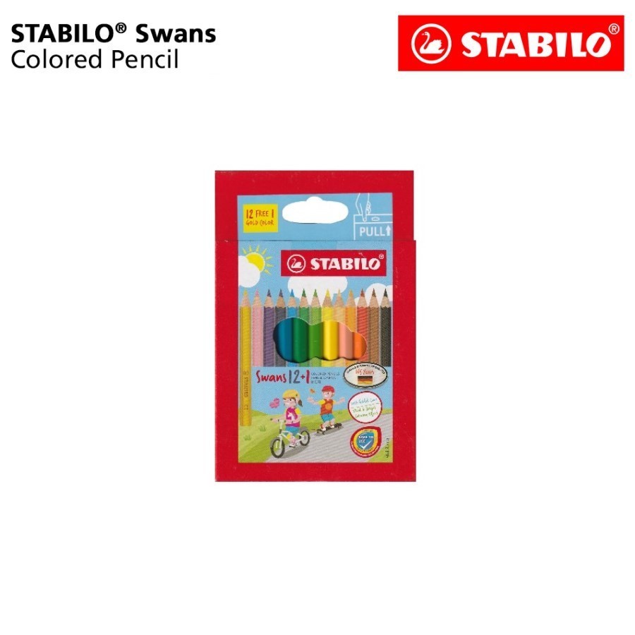 

PENSIL WARNA STABILO SWANS 12+1 WARNA PENDEK 1871 621-325230