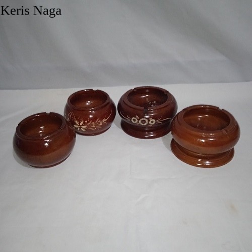 Asbak Tempat Abu Rokok Dari Kayu Jati Unik dan Antik LSF10