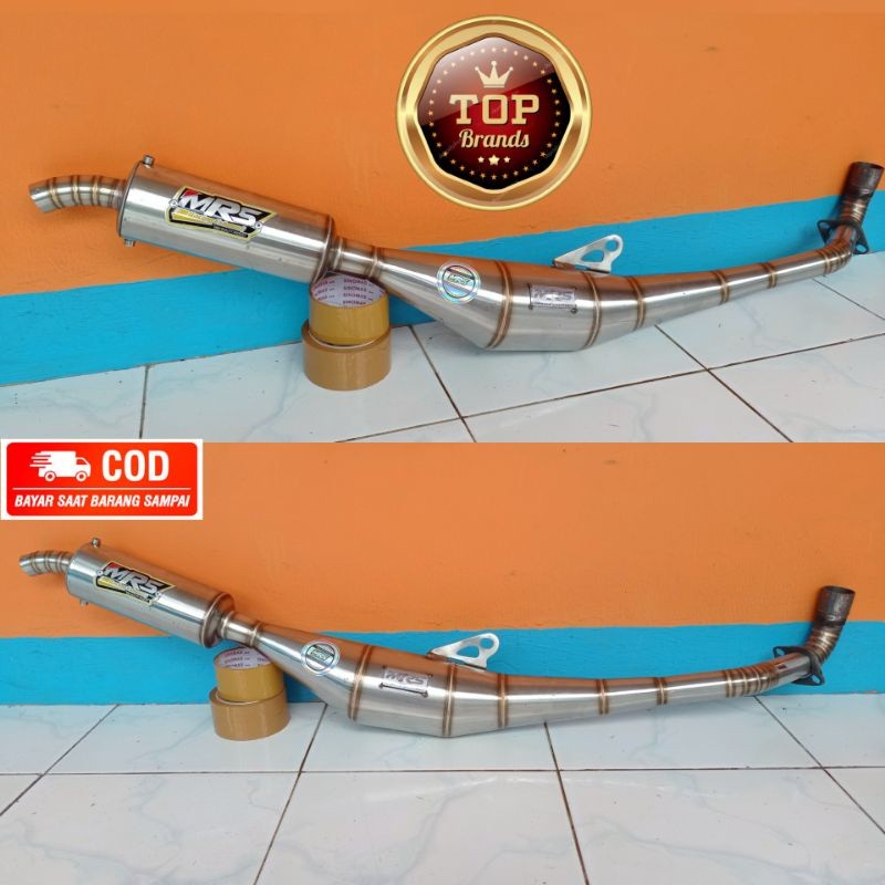 KNALPOT STANDAR RACING FIZ R FIZR FISR FIS R F1ZR FORCE ORIGINAL MRS BAHAN FULL STAINLESS STD rtx ke