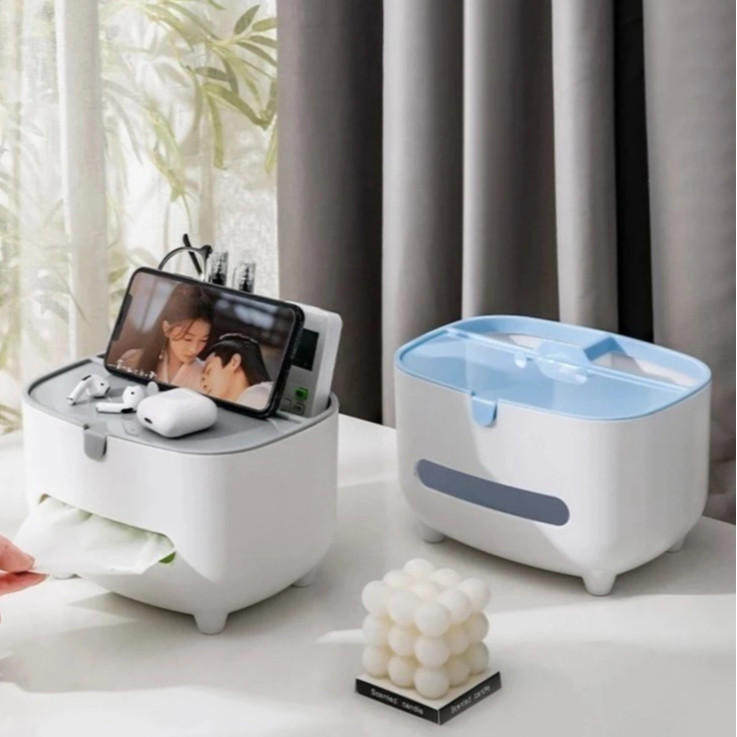 

Kotak Tisu Minimalis Angela Tissue Box Multi Storage Shenar