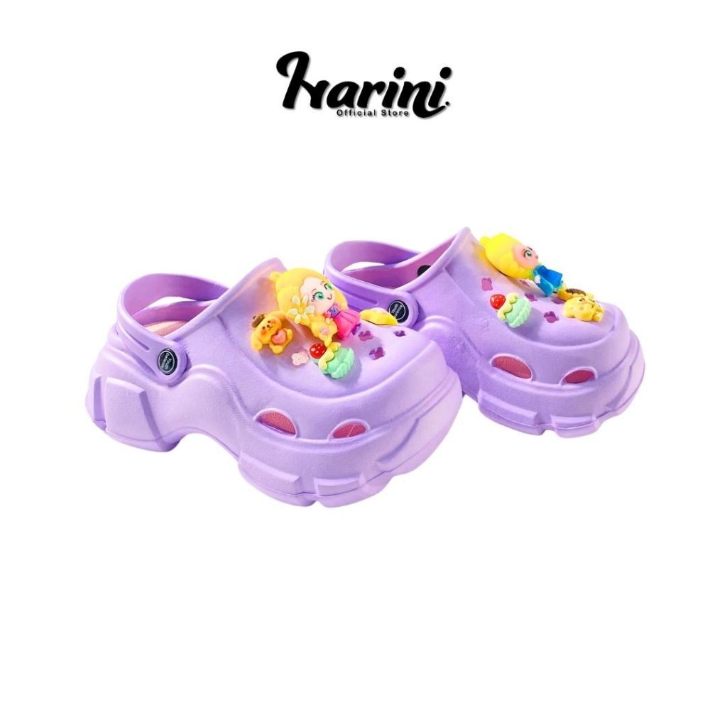 Air Balance Sandal Anak Kodok Lucu Baim  Sendal Anak Princes Slop Kodok Sendal Disney Frozen Elsa