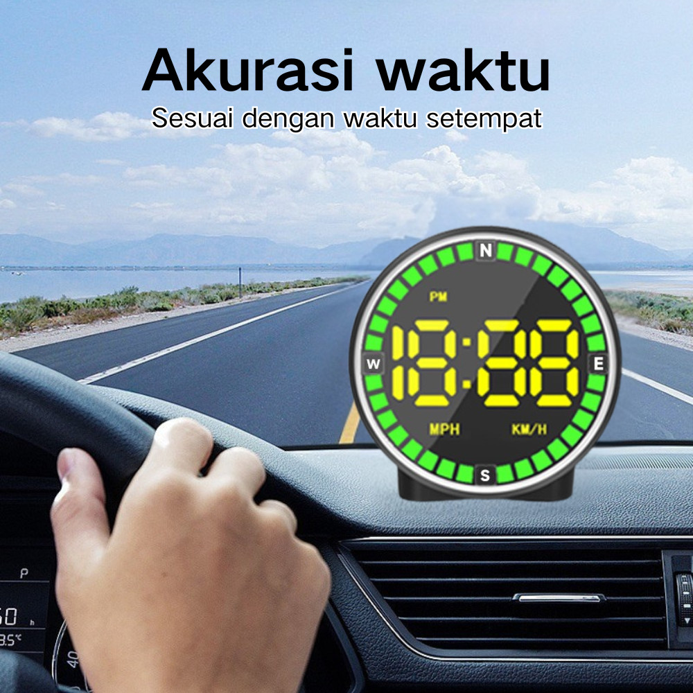 Dengan Tampilan HUD Mobil GPS Dengan Speedometer Mobil Digital KM/H MPH Speedometer