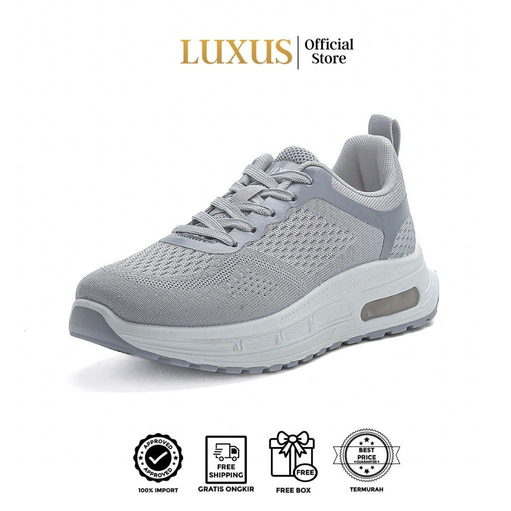 [NEW PRODUCT] Luxus Gummy Sepatu Wanita Sepatu Sneakers Sporty Casual  - LX2042 luxus sepatu olahrag