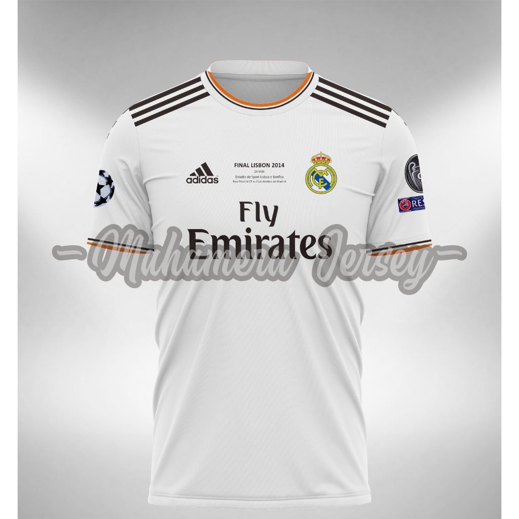Jersey Real Madrid Home 2014 Final UCL