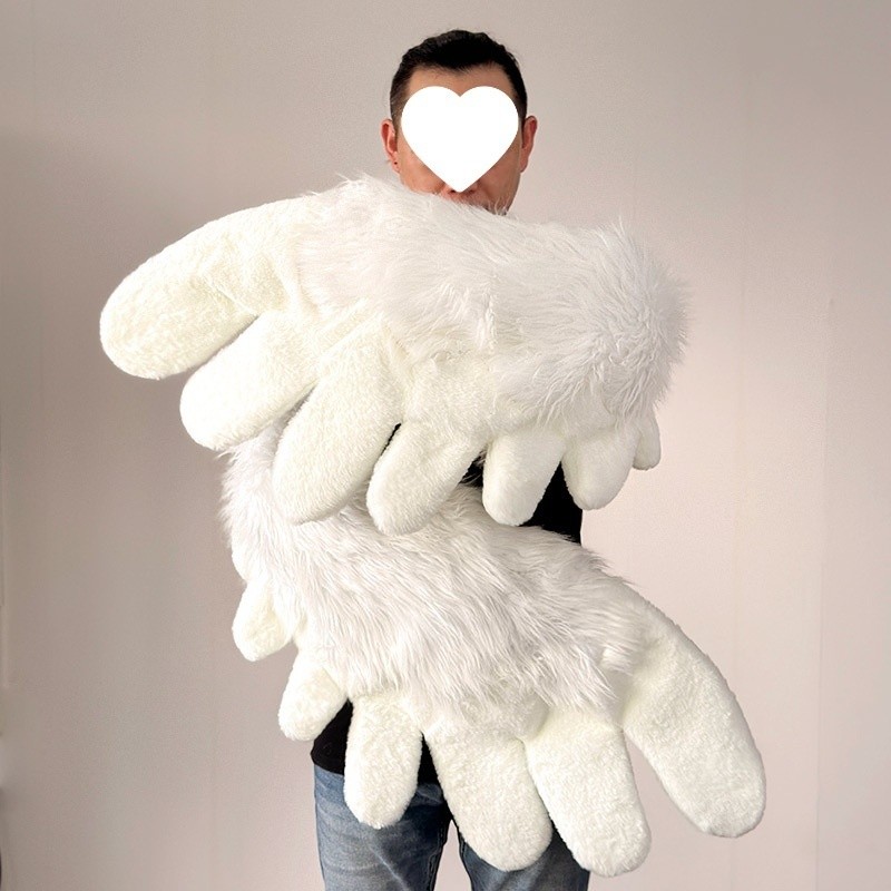 Bird Wings Furry Plush Animal Claws Wearable Cosplay Props Kig Fursuit Kigurumi Comiket Kigurumi Ani