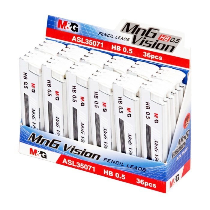 

M&G Vision Refill Isi Ulang Pensil Lead Mekanik HB 0.5mm ASL35071/0.7mm ASL35072
