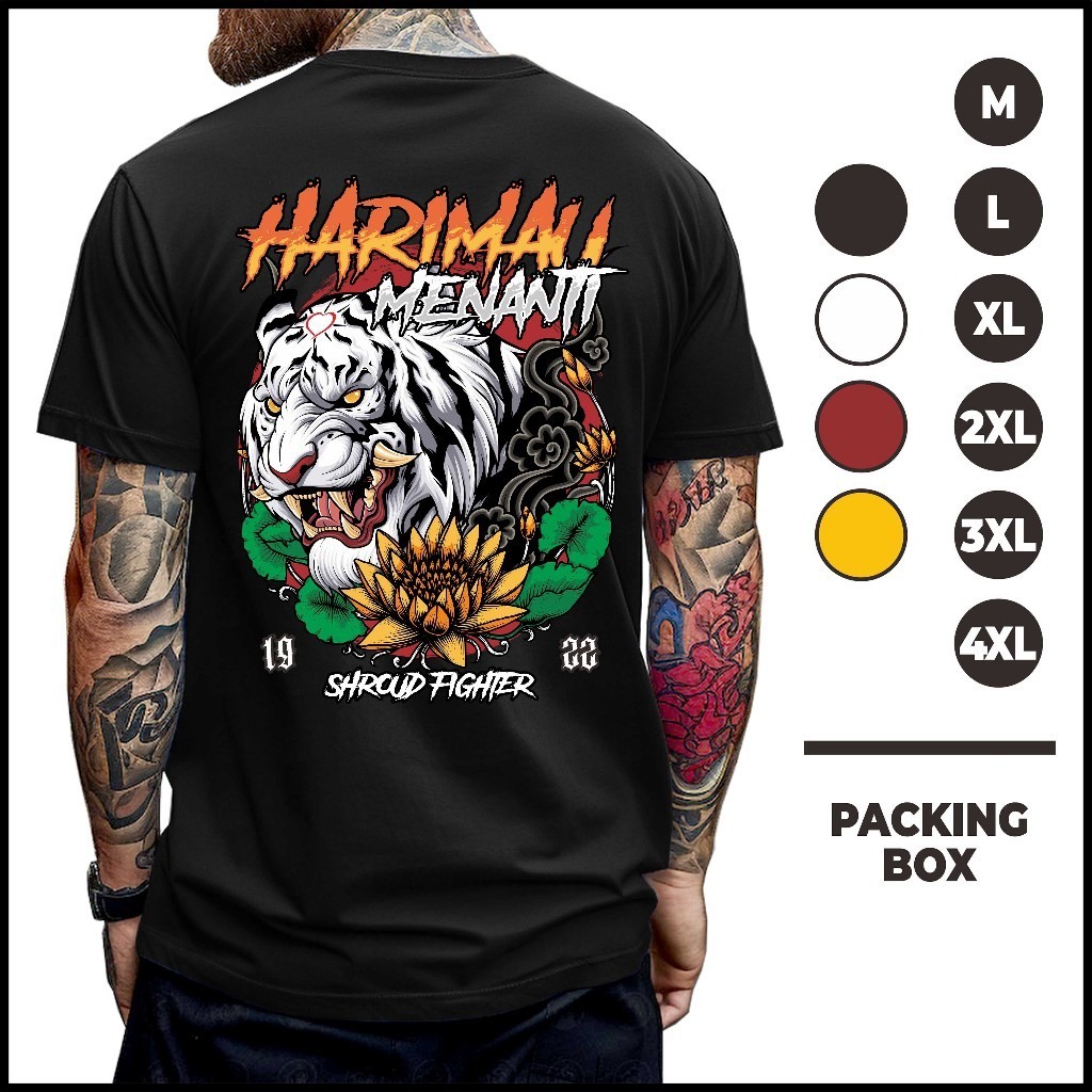 Kaos Baju Harimau Menanti Psht Sh Terate Hati Bersinar 1922 Terbaru Culture Distro Oversize
