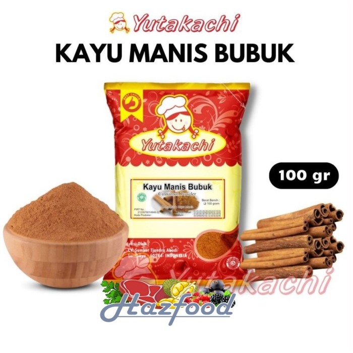 

Kayu Manis Bubuk Yutakachi Cinnamon Powder - 100 Gram