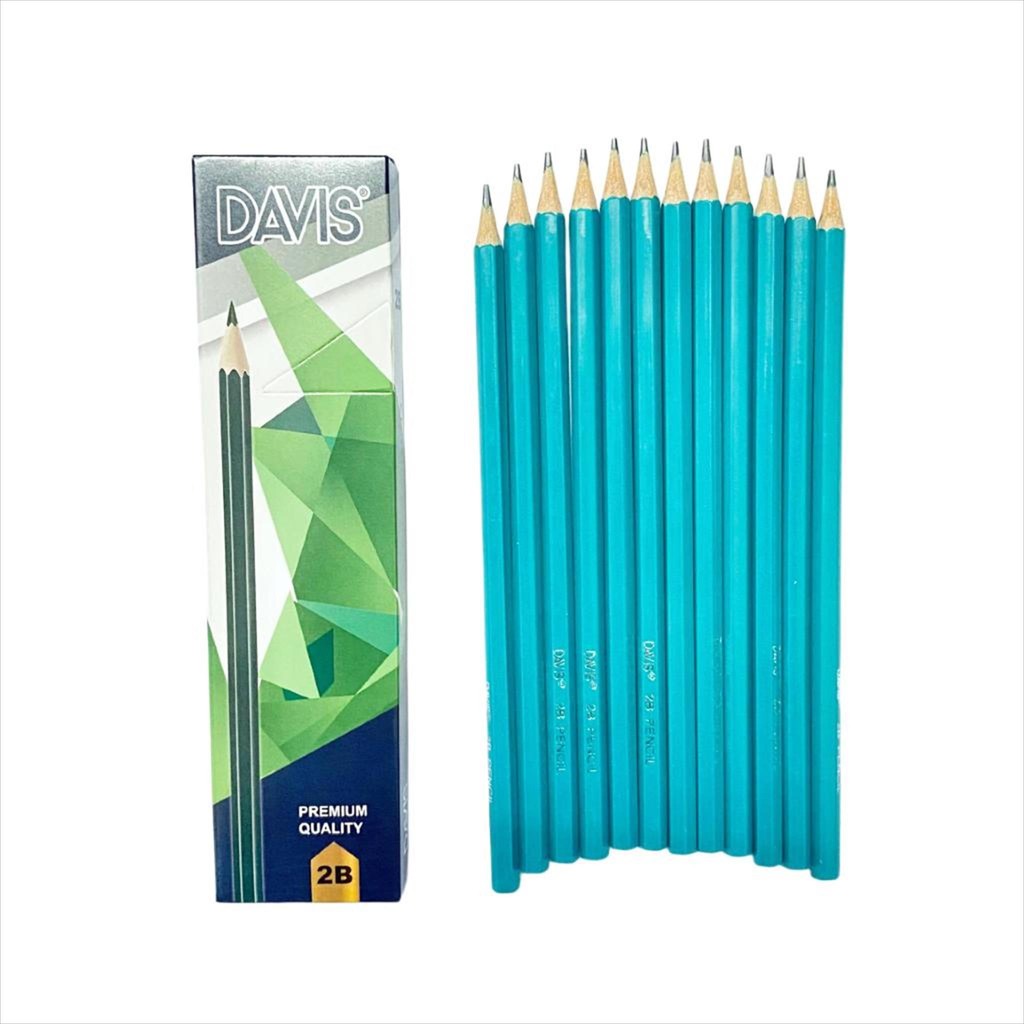 

Pensil Davis Hijau 2B ( 12pcs)