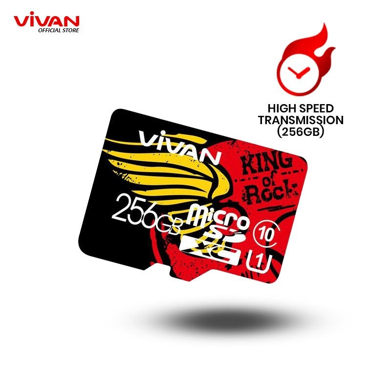 VIVAN Memory Micro SD 256GB / 128GB Class 10 TF Card Class 10 Memory Card Original