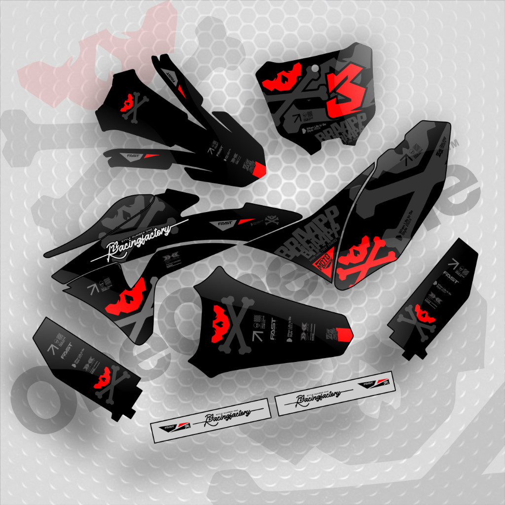 DECAL KLX GORDONS DTRACKER FULL BODY CUSTOM