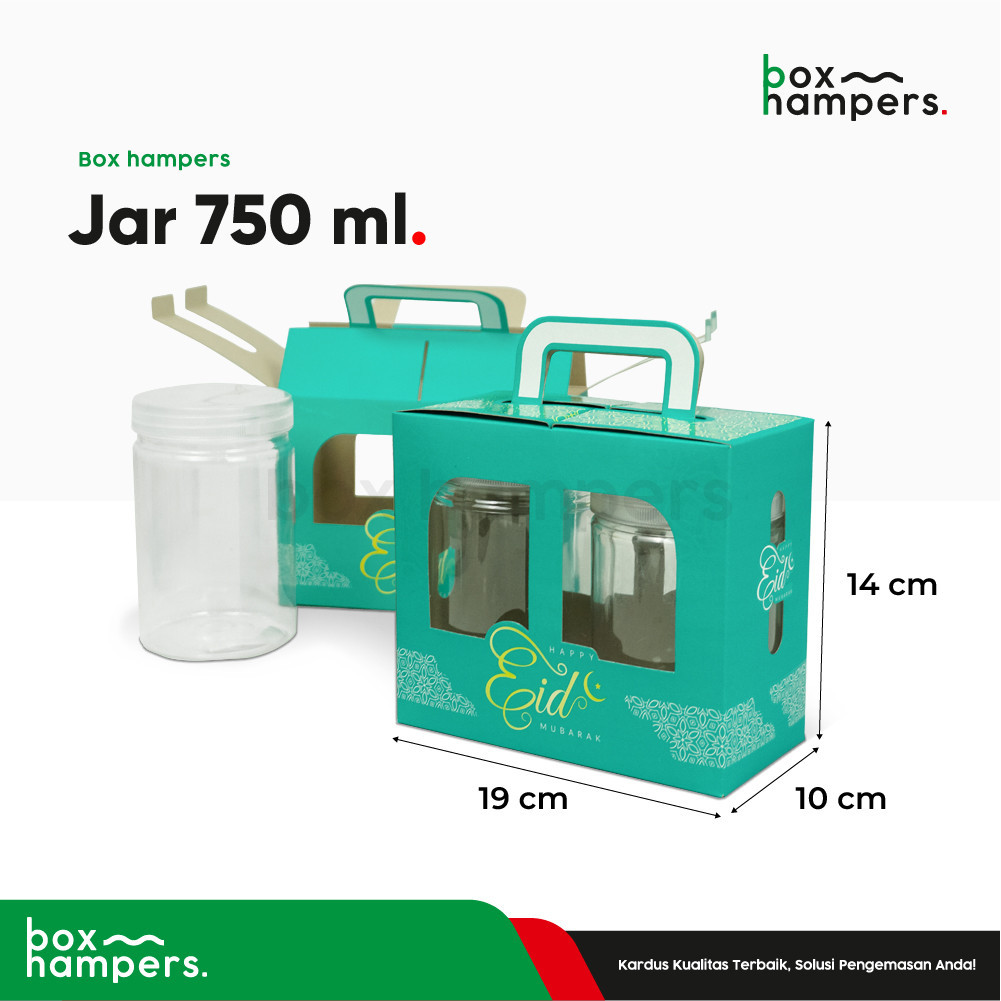 

Box Jar Premium 750ml Isi 2 Toples Bulat (19x10x14)