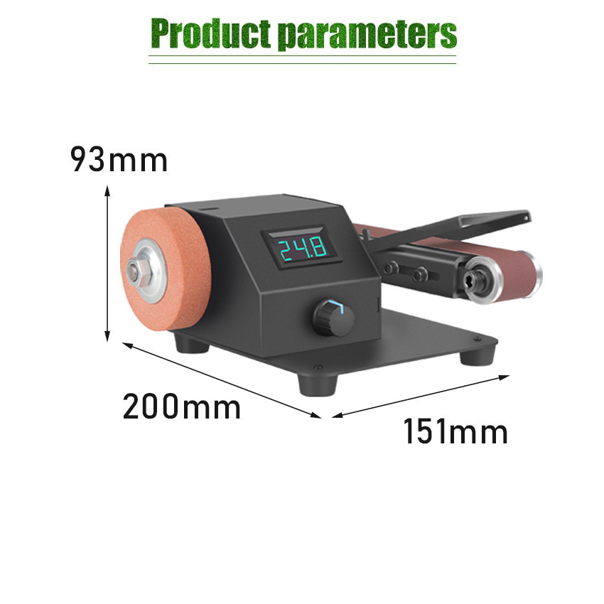 Mesin Amplas duduk Belt Disc Sander Amplas Grinder Mini Duduk Electric