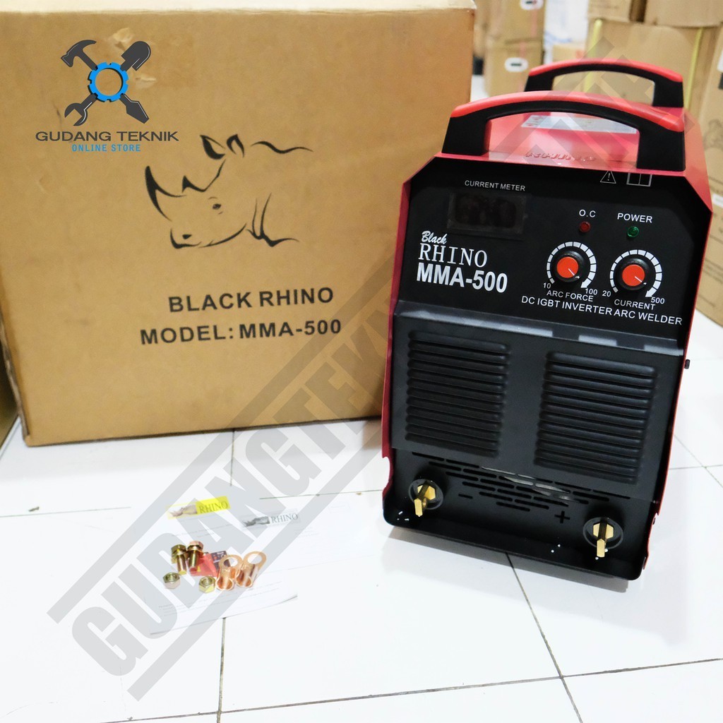 DISKON Rhino MMA-500A / Mesin Las Listrik Rhino MMA 500A 3phase - Trafo Las Inverter Rhino MMA-500A