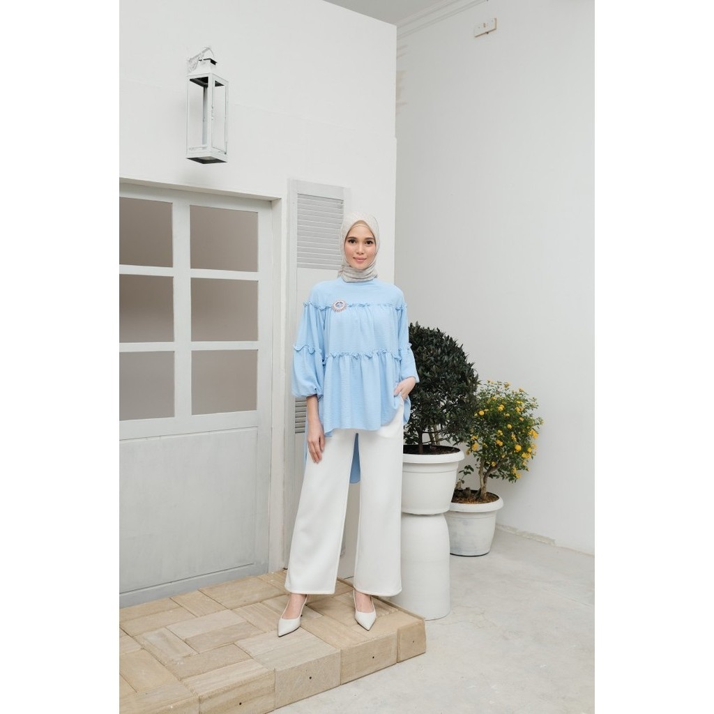 Klamby - Yola Blouse (Minor) Blue Sky