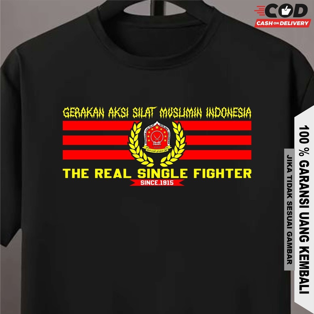Kaos Pagar Nusa GASMI RICE FRONT PN Gasmi  Distro Katun Plastisol Arpansa Trisula Silat SenyaPN Gara