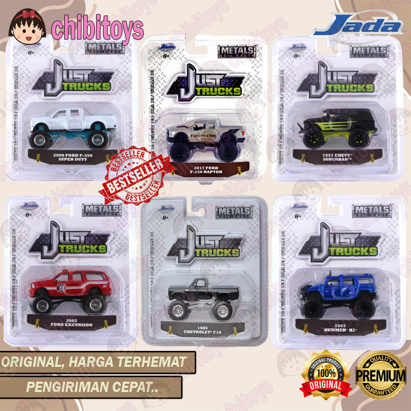 Diecast Jada Just Trucks Ford Hummer Chevy Chevrolet 1:64 Original