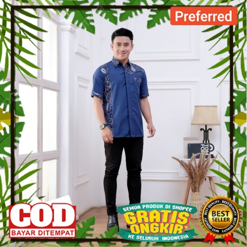 Baju atasan pria & wanita fariasi batik baju couple kekinian// BATIK MODEL BARU / BATIK NASIONAL