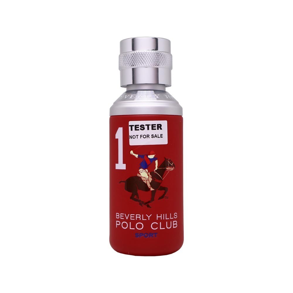 Beverly Hills Polo Club Sport 1 Man Tester Eau De Toilette 100 ML | Parfum Pria Woody Tahan Lama
