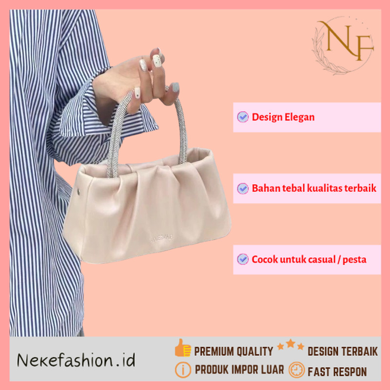 NEKE FASHION Premium Kualitas - Tas Selempang Wanita Tas Selempang Cewek Tas Selempang Rantai Wanita