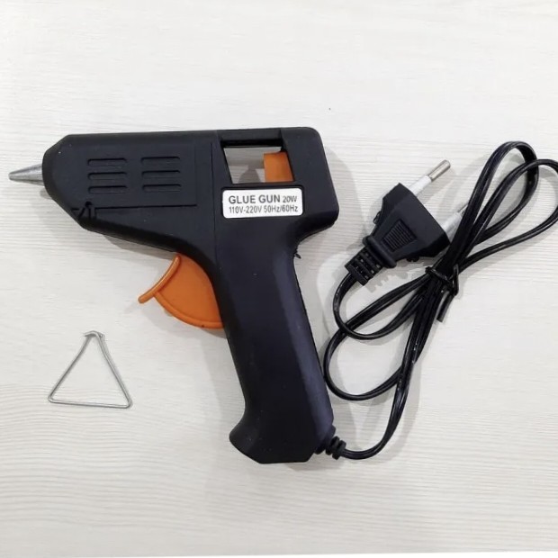 

SGB HOT MELT GLUE GUN 10 WATT LEM TEMBAK PISTOL MINI 10W 20W ALAT LEM STICK KERAJINAN TANGAN PITA KAIN SERBAGUNA