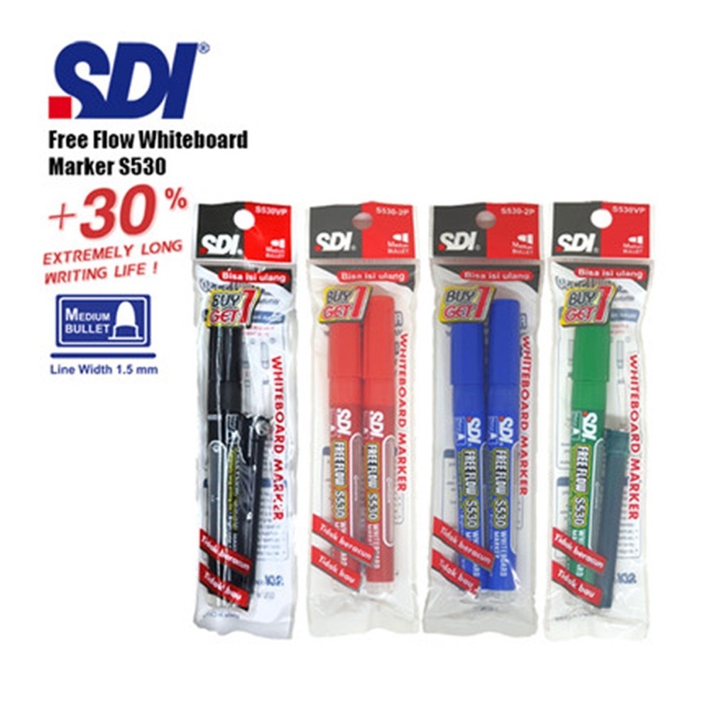 

SPIDOL WHITEBOARD (BISA DIHAPUS) SDI S530-2P Ada Bonus