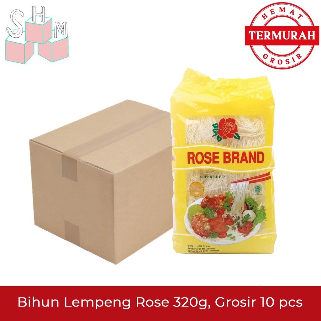 

Bihun Lempeng Rose 320g - Grosir 10 pcs