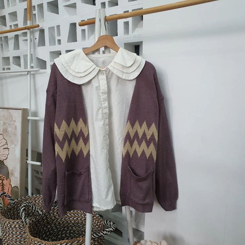 Sweater Anak Perempuan 12 Tahun Baju Lengan Panjang Kekinian ZIU Outer Murah Premium