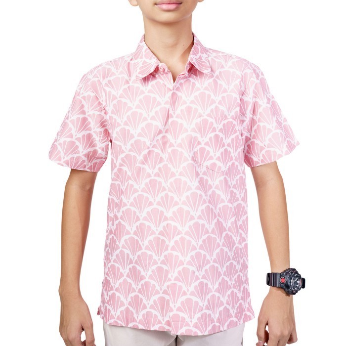 Kemeja Anak Laki-laki - Bhatara Batik Wilson 5031A Pink - L