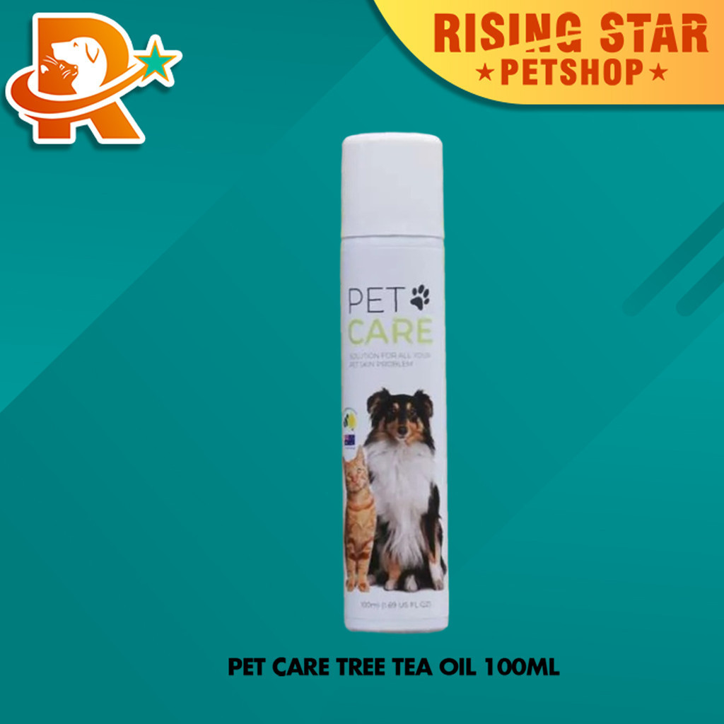 Pet Care Tea Tree Oil Spray Jamur Kutu Kucing Anjing